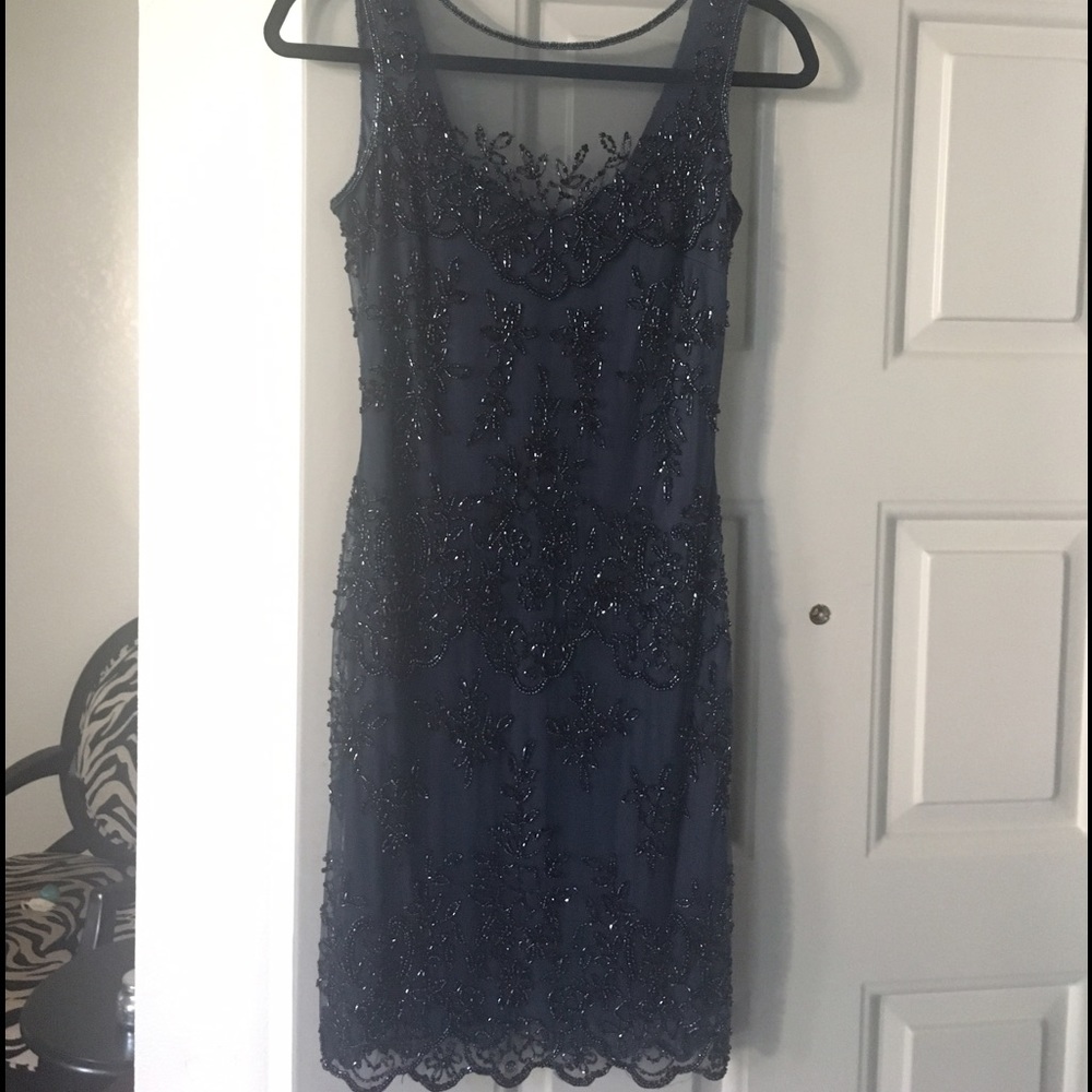 Pissarro Nights beaded dress